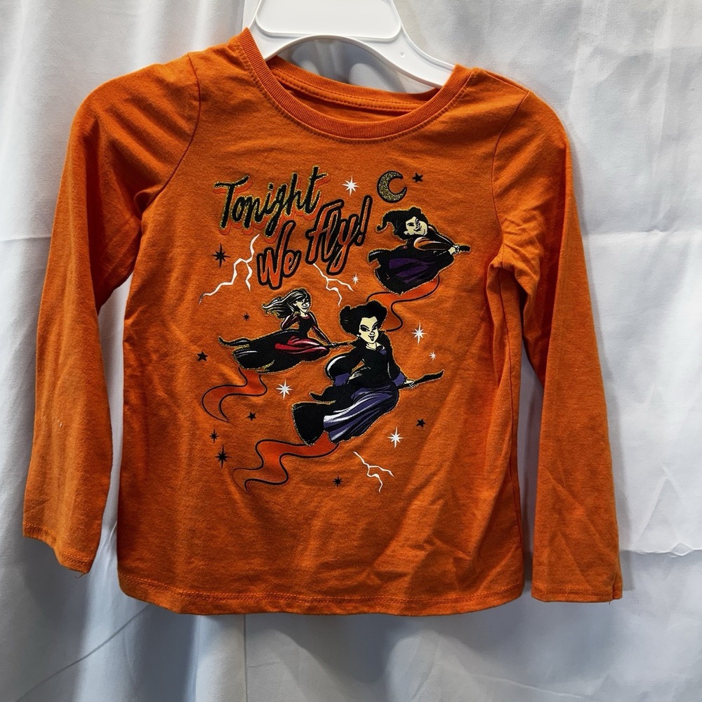 Jumping Beans NWT Disney Hocus Pocus Long Sleeve Shirt Size 5